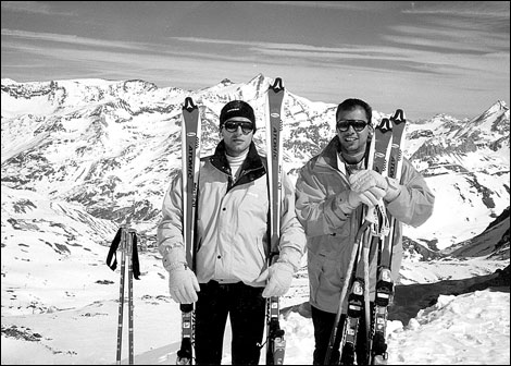 Олег и Левон вo Французских Альпах