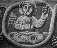 Царь Гагик с кубком в руках