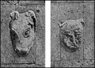 Ахтамарские маски (волк и тигр)